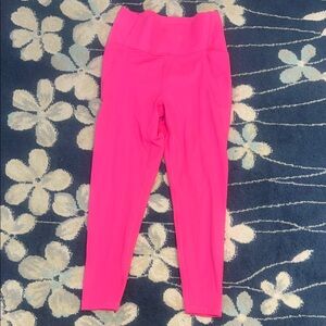 Gap Fit Women’s Large Bright Hot Pink High-Waist Leggings